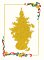 Classique Holiday Boxed Cards; Golden Tree