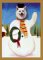 Dog Snowman (Holiday Cards)