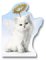 White Kitten Angel (Holiday Cards)